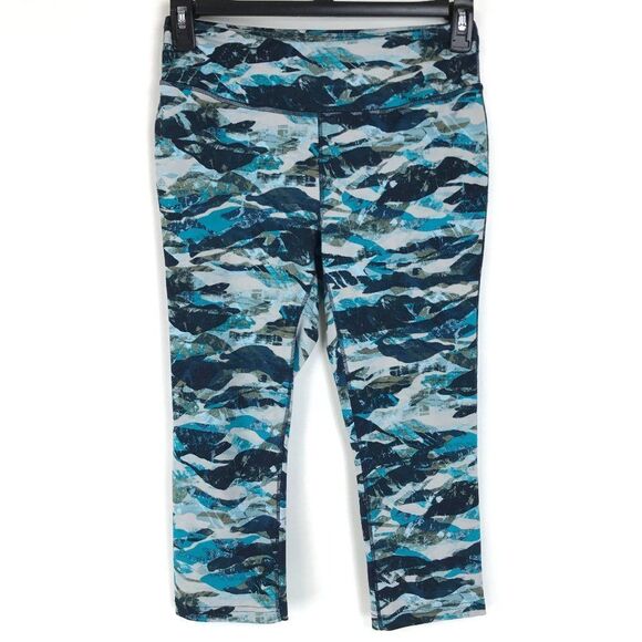 Eddie Bauer Mid Rise Crop Legging Women's Medium Pull-On Stretch Active Capri - Picture 1 of 11